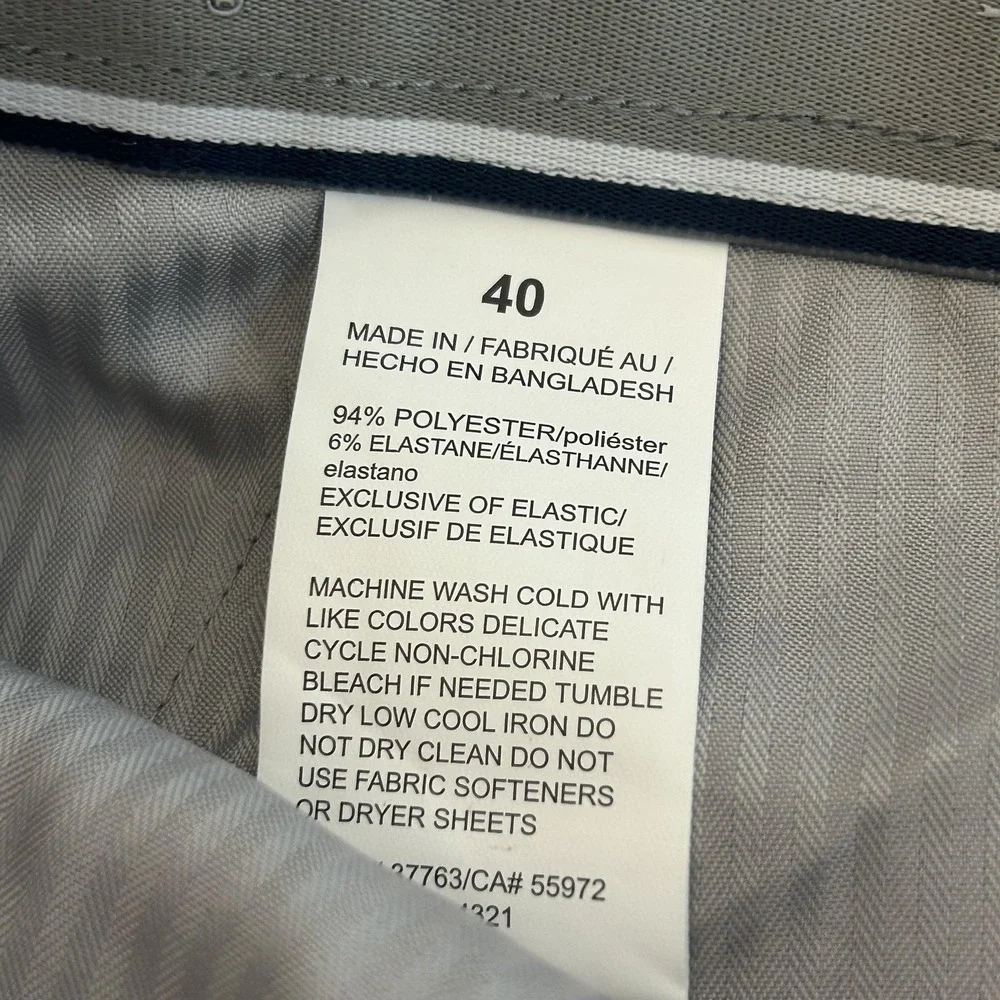 Penguin‎ Shorts Mens 40 Gray Golf Stretch Moisture Wicking Easy Care Performance